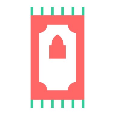 Halı simgesinin vektör illüstrasyonu