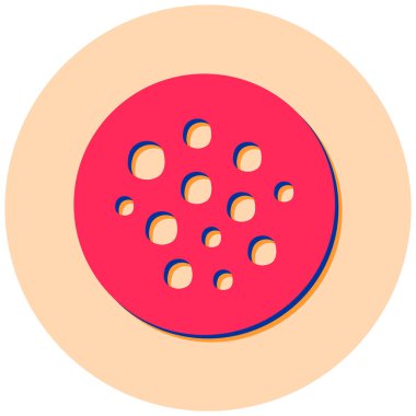 Yemek. Web simgesi basit illüstrasyon