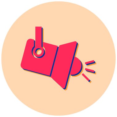 Bir iğne simgesinin vektör illüstrasyonu