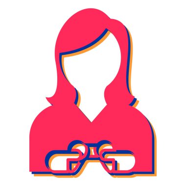 Beyaz arkaplanda izole edilmiş modern simgenin vektör illüstrasyonu 