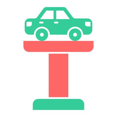 Araba parkı. Basit tasarım