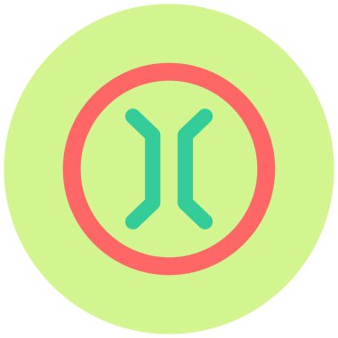 Yol tabelası. Web simgesi basit illüstrasyon