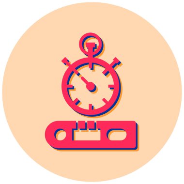 Kronometre Web simgesi basit tasarım