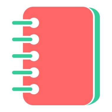 Kitap. Web simgesi basit illüstrasyon