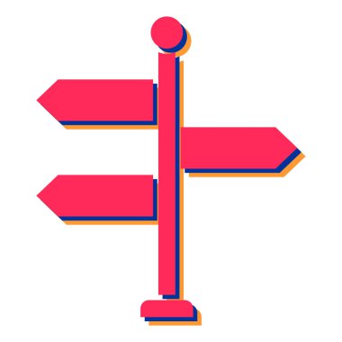 işaret posta simgesi vektör illüstrasyonu