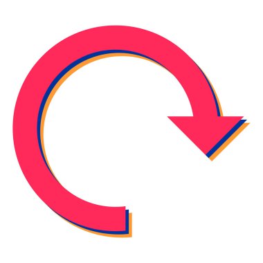 ok simgesi vektör illüstrasyonu