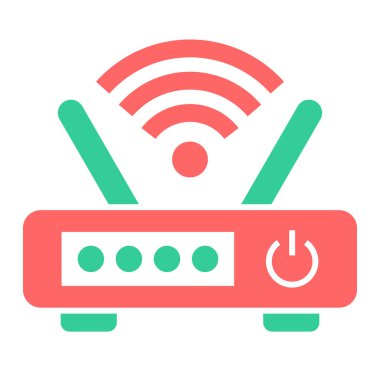 Wi-fi yönlendirici. Basit resimleme