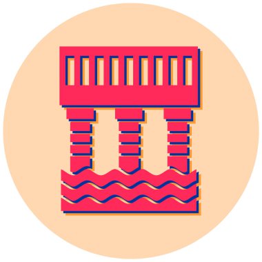 Kumsal. Web simgesi basit illüstrasyon