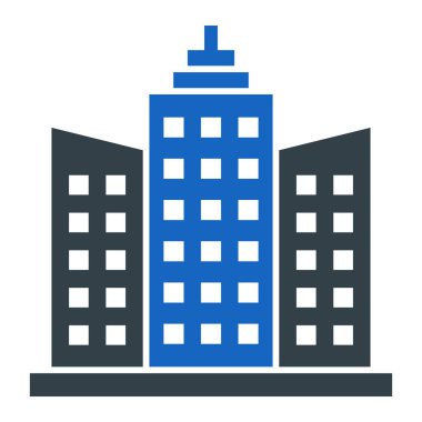 Bina. Web simgesi basit tasarım