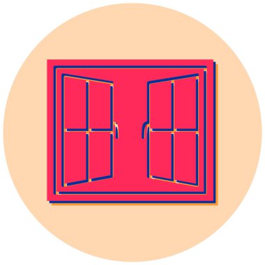 Özet vektör izole elementlerdeki ahşap gardırop simgesi