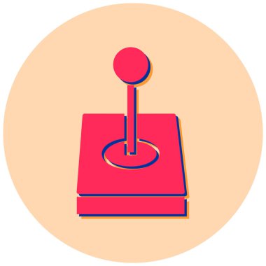 Oyun kolu. Web simgesi basit illüstrasyon