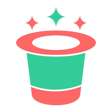 Kova. Web simgesi vektör illüstrasyonu