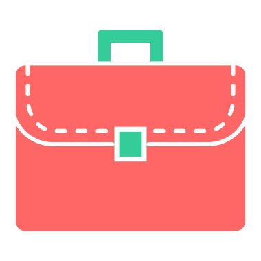 Çanta. Web simgesi basit tasarım