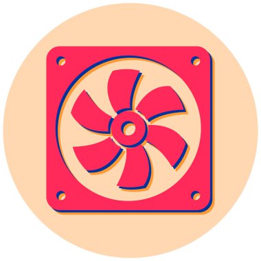 Hayran. Web simgesi basit illüstrasyon