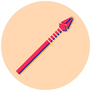 Sward simgesinin vektör illüstrasyonu