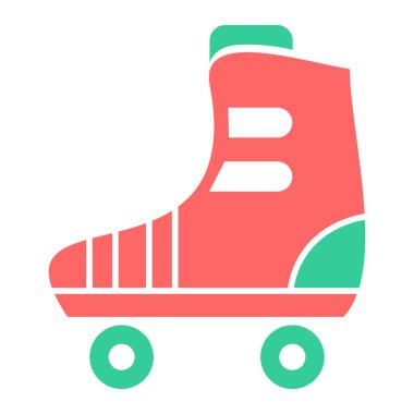 Paten kayın. Web simgesi basit illüstrasyon