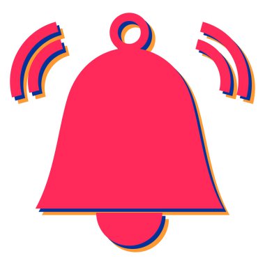 Çan simgesi vektör illüstrasyonu