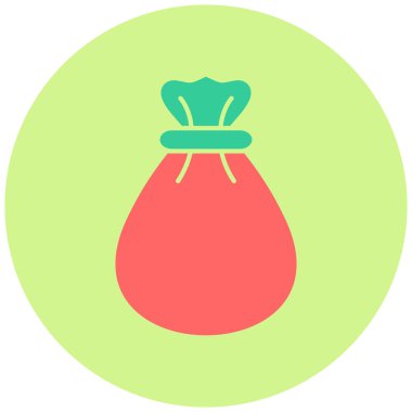 Çuval. Web simgesi basit illüstrasyon