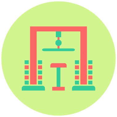 Makara makinesi. Web simgesi basit illüstrasyon