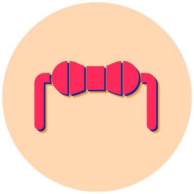 Ay çöreği. Web simgesi basit illüstrasyon