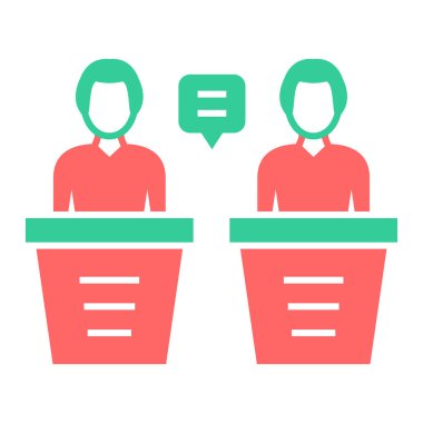 iş insanları vektör simgesi