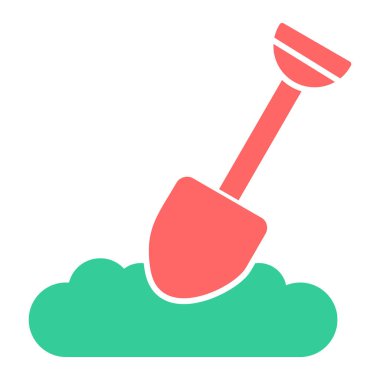 Kürek. Web simgesi basit tasarım