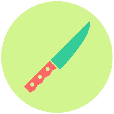 bıçak, web simgesi vektör illüstrasyonu