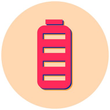 Pil. Web simgesi basit illüstrasyon