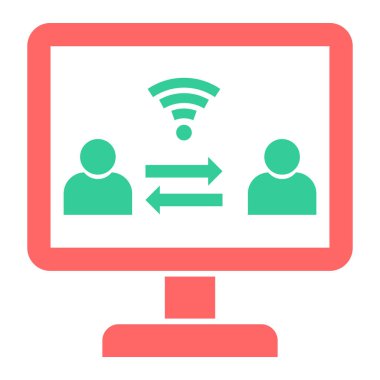 kullanıcı. Web simgesi basit illüstrasyon