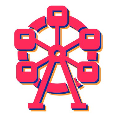 Vektör illüstrasyonu, simge ögesi arkaplanı