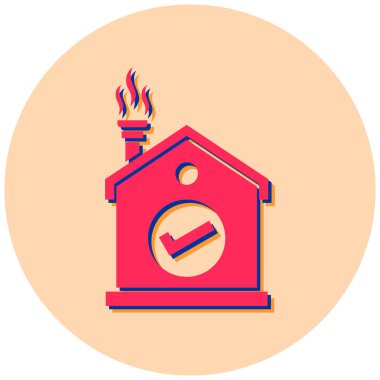 Baca. Web simgesi basit illüstrasyon