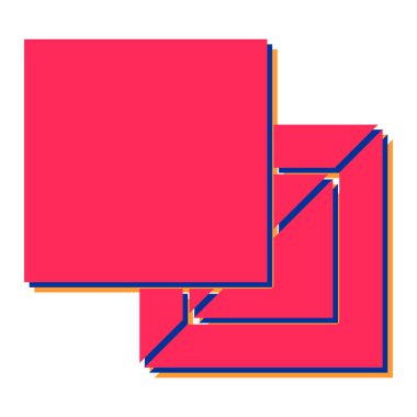 Modern b 'nin vektör illüstrasyonu eksik simgesi