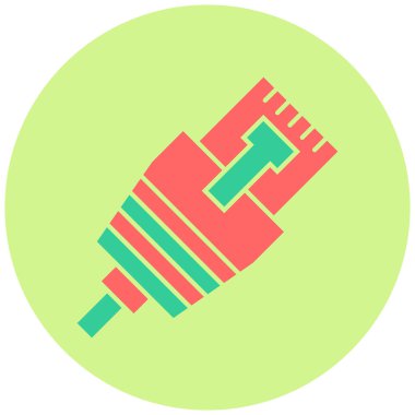 ethernet simgesi, basit tasarım vektör çizimi