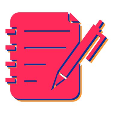 kalem simgesi vektör illüstrasyonu