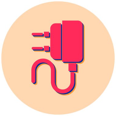 Fiş. Web simgesi basit illüstrasyon