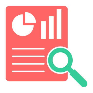 Analizler. Web simgesi basit tasarım