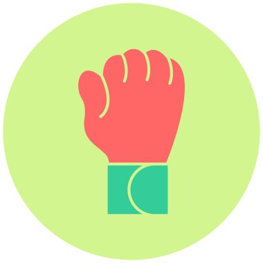 Boks eldiveni simge vektör çizim