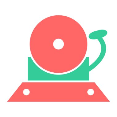 Zil. Web simgesi basit illüstrasyon