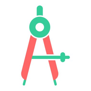 Pusula. Web simgesi vektör illüstrasyonu