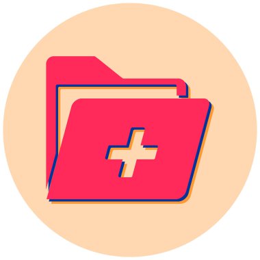 Dosya. Web simgesi basit illüstrasyon