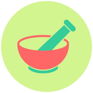 Havan topu. Web simgesi basit illüstrasyon