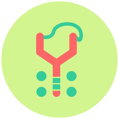 Sapan. Web simgesi basit illüstrasyon