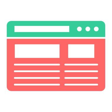 Ağ simgesi. düz dizayn. vektör illüstrasyonu.