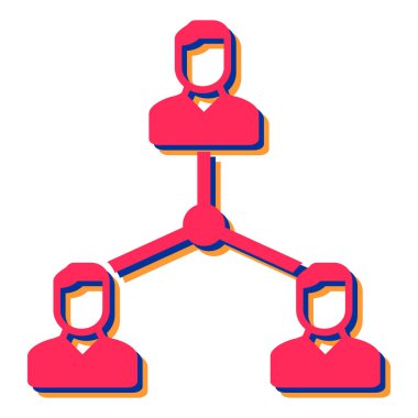 insanlar vektör simgesi illüstrasyonu