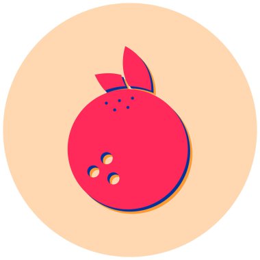 limon düz biçim vektör simgesi