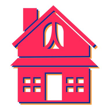 ev simgesi vektör illüstrasyonu