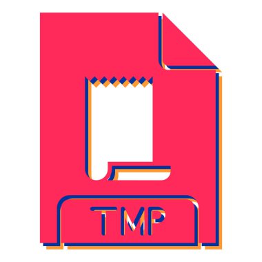 Modern dosya biçiminin vektör illüstrasyonu