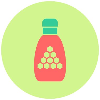 bal kavanozu simgesi, vektör illüstrasyonu