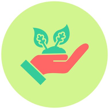 Replant simgesi, vektör illüstrasyonu