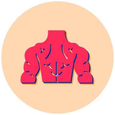 Bir kadın simgesinin vektör illüstrasyonu